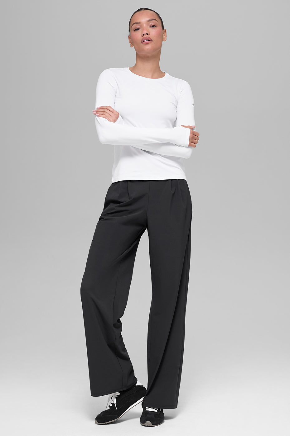 Alo Yoga Suit Up Trouser (Long) - Black – Kanadadan Kapına