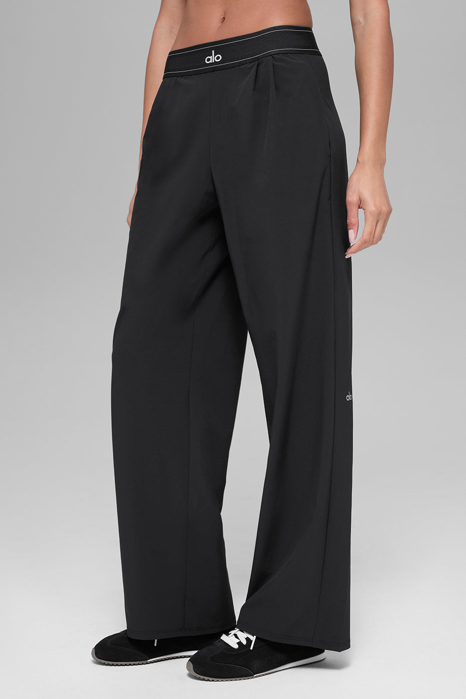 Alo Yoga Suit Up Trouser Black  (Long)