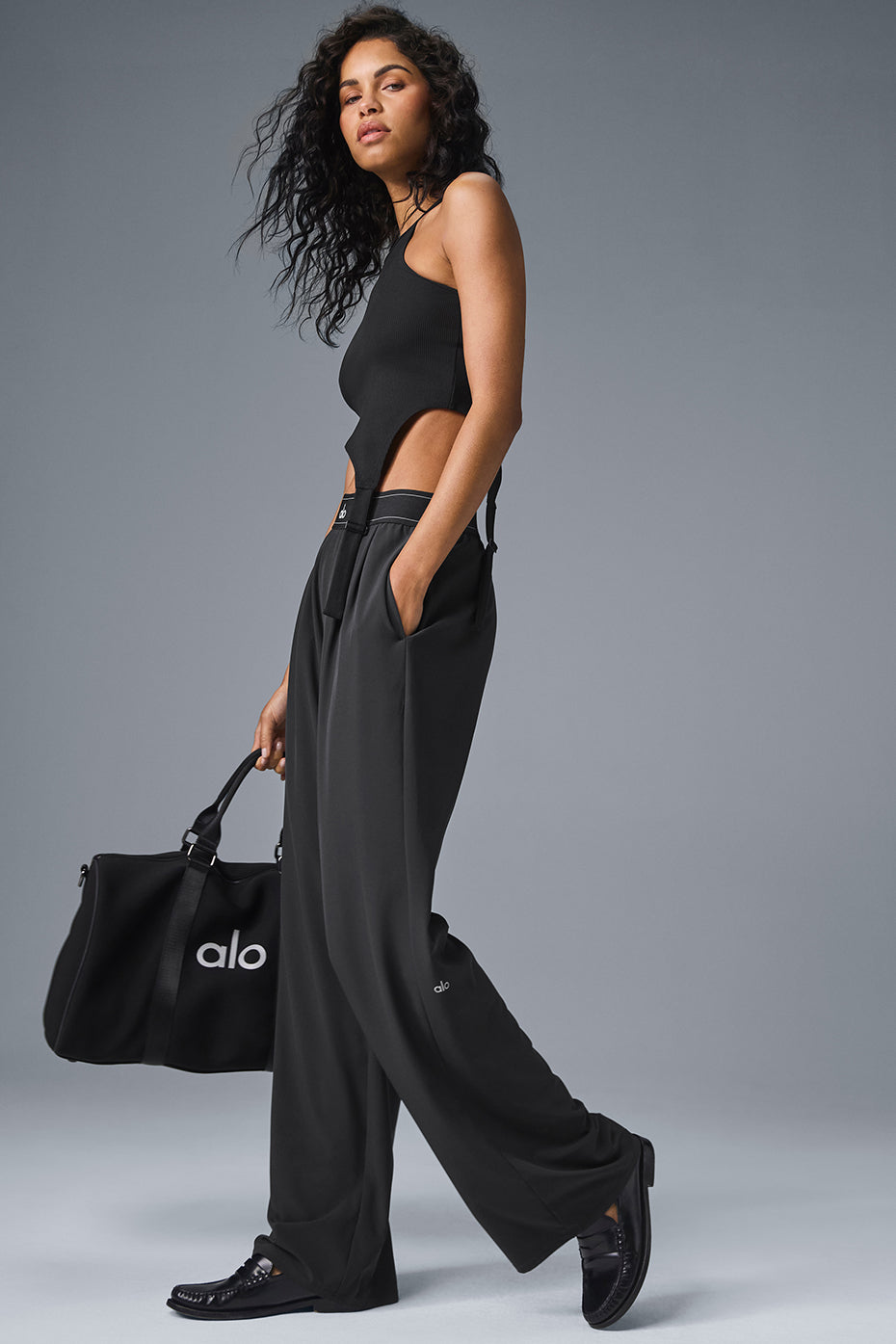Alo Yoga Suit Up Trouser (Long)  -  Black