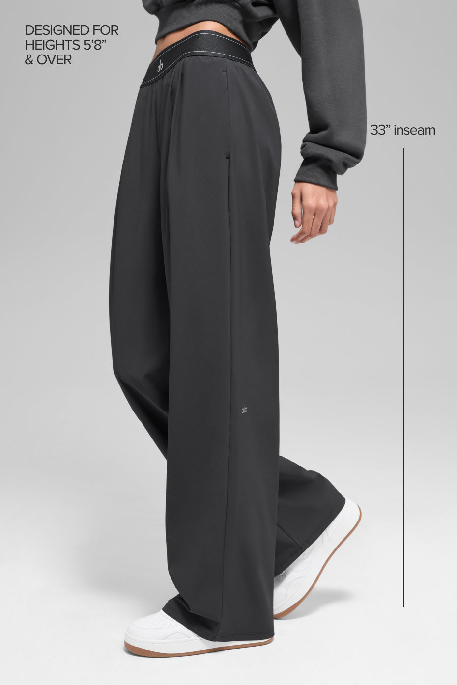 Alo Yoga Suit Up Trouser Anthracite  (Long)