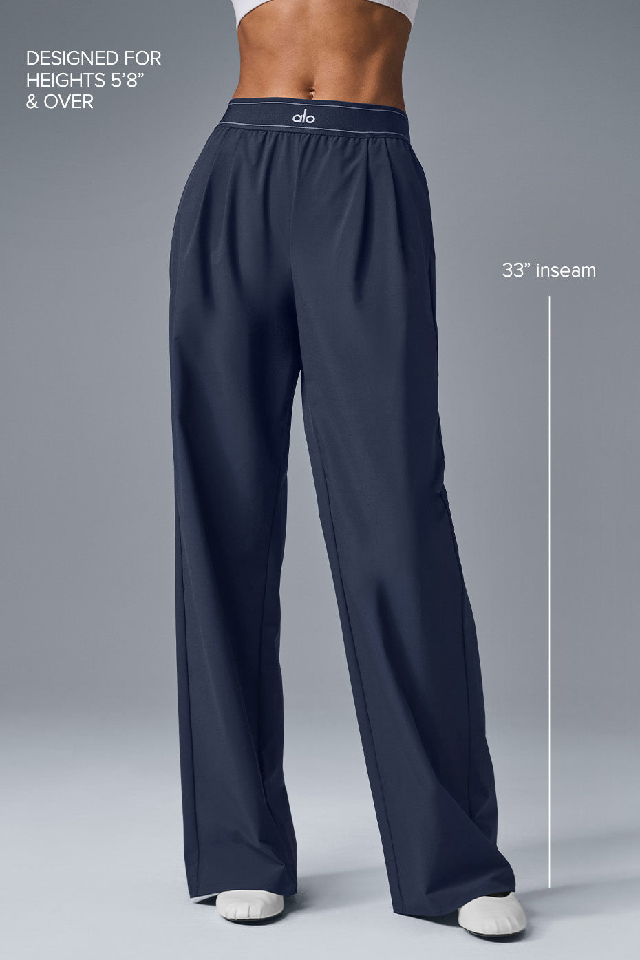 Alo Yoga Suit Up Trouser (Long) Navy