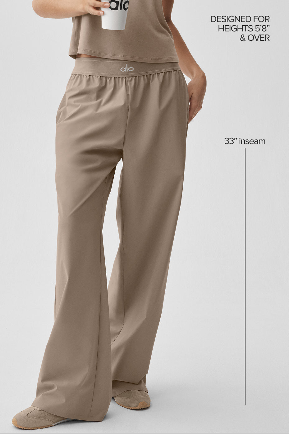Alo Yoga Suit Up Trouser (Long) - Gravel – Kanadadan Kapına