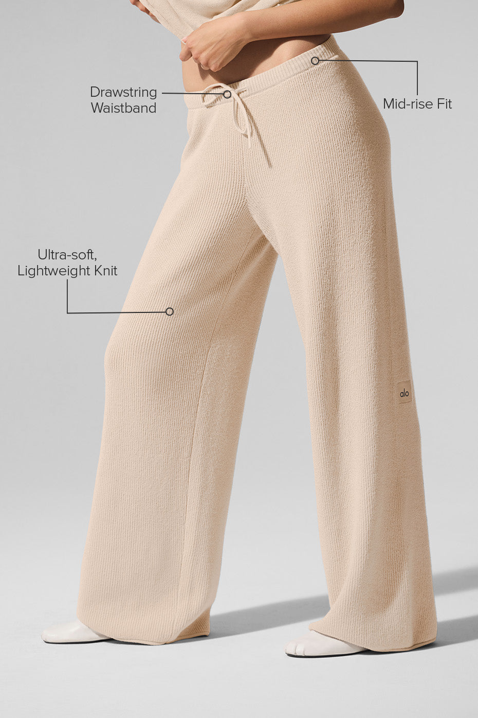 Alo Yoga Supernatural Sweater Pant  -  Macadamia