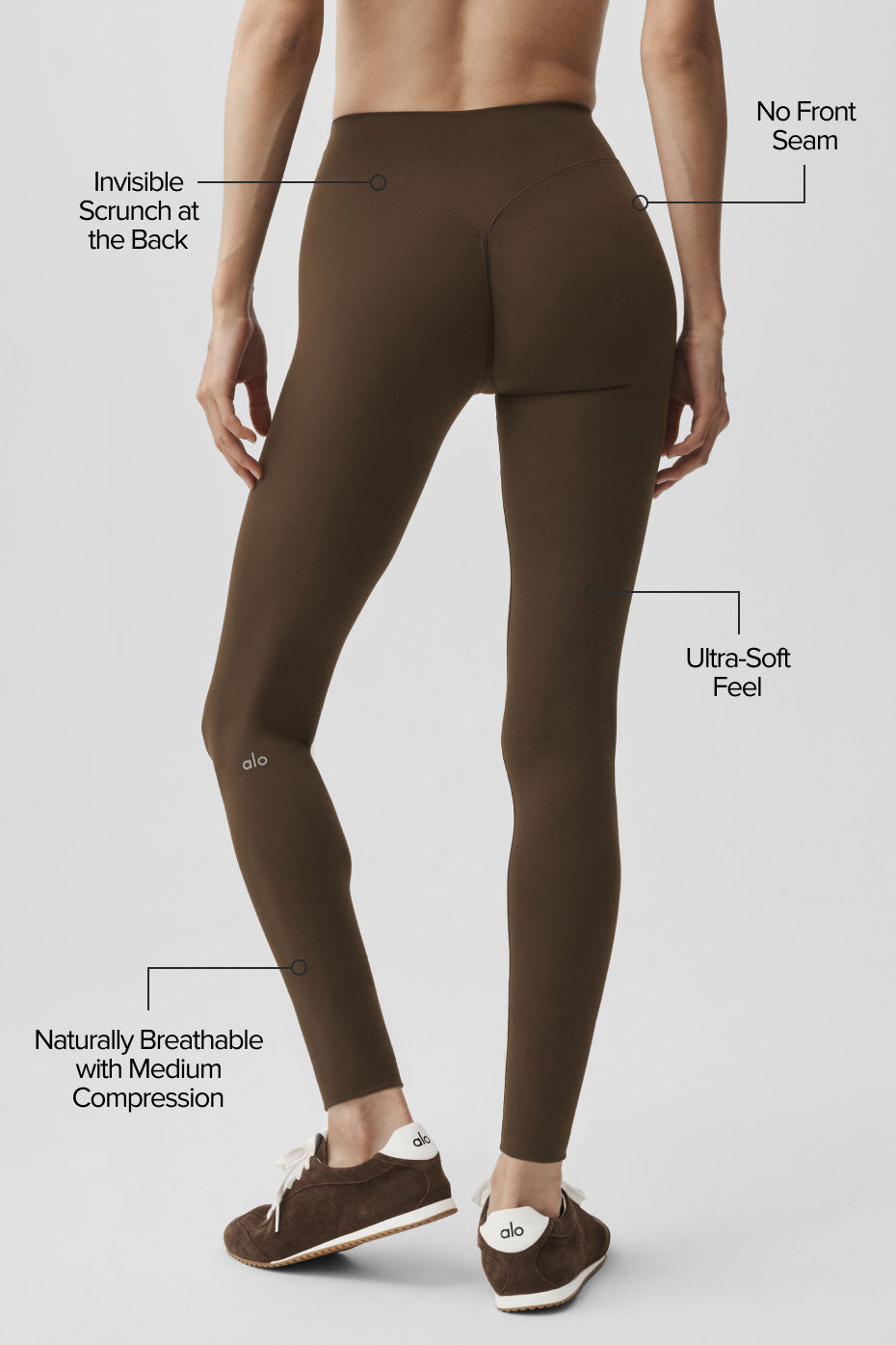 Alo yoga ALO Softsculpt 7/8 Define Legging-Espresso