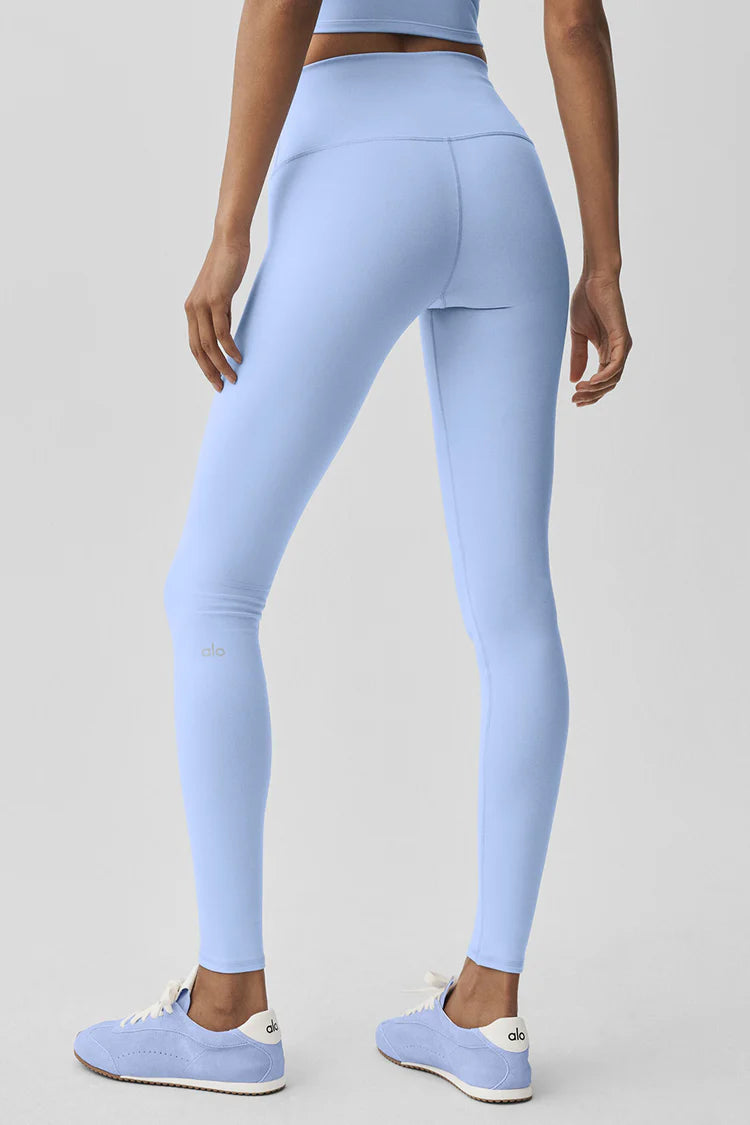 Alo Yoga High-Waist Airbrush Legging  -  Light Provence Blue
