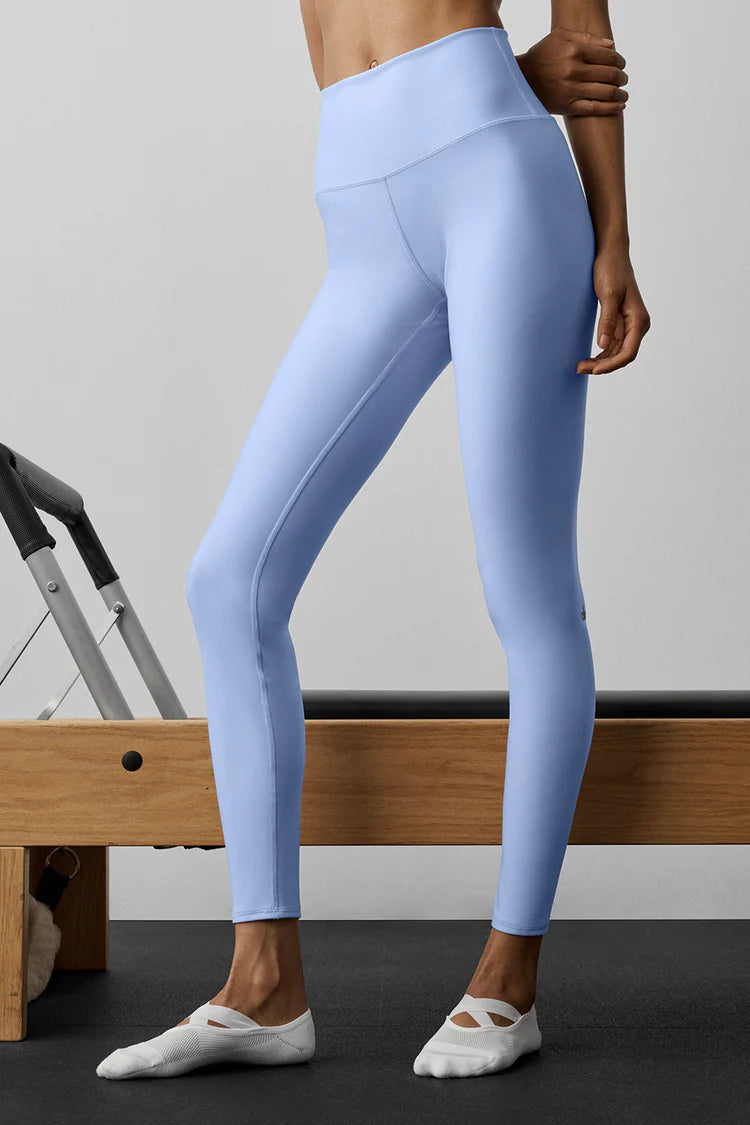Alo Yoga Women's High-Waist Airlift Legging  -  Light Provence Blue