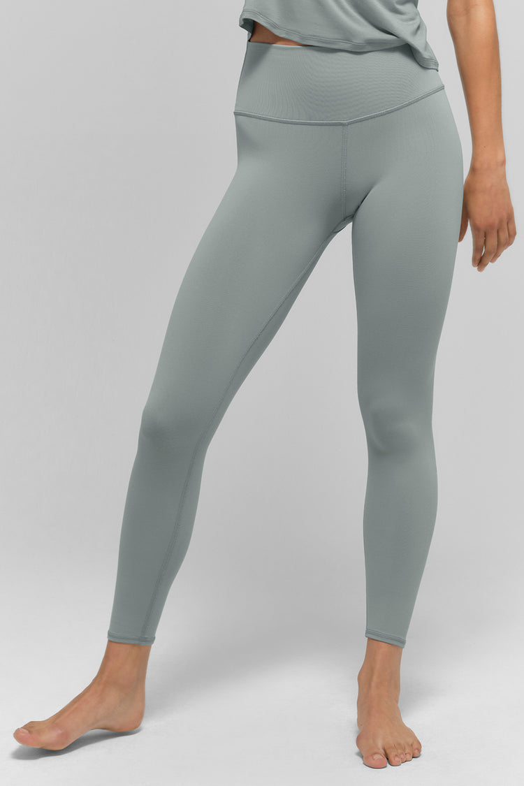 Alo Yoga 7/8 High-Waist Airbrush Legging - Lunar Grey