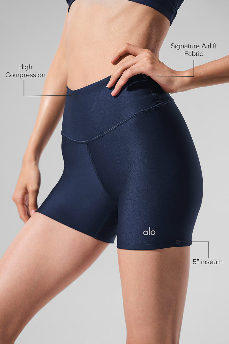 Alo Yoga 5" Airlift Energy Short-Navy