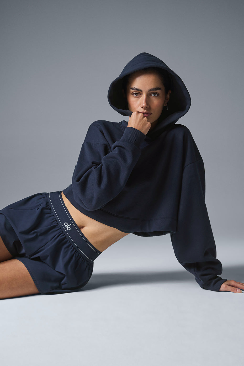 Alo Yoga Match Point Short - Navy – Kanadadan Kapına