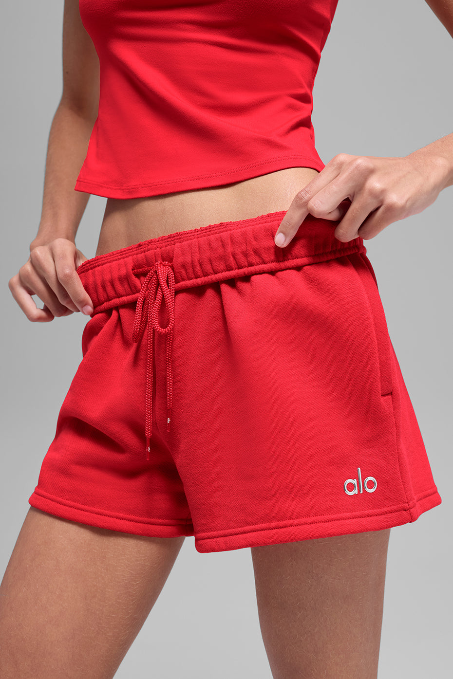 Alo Yoga Accolade Short- Bright Red
