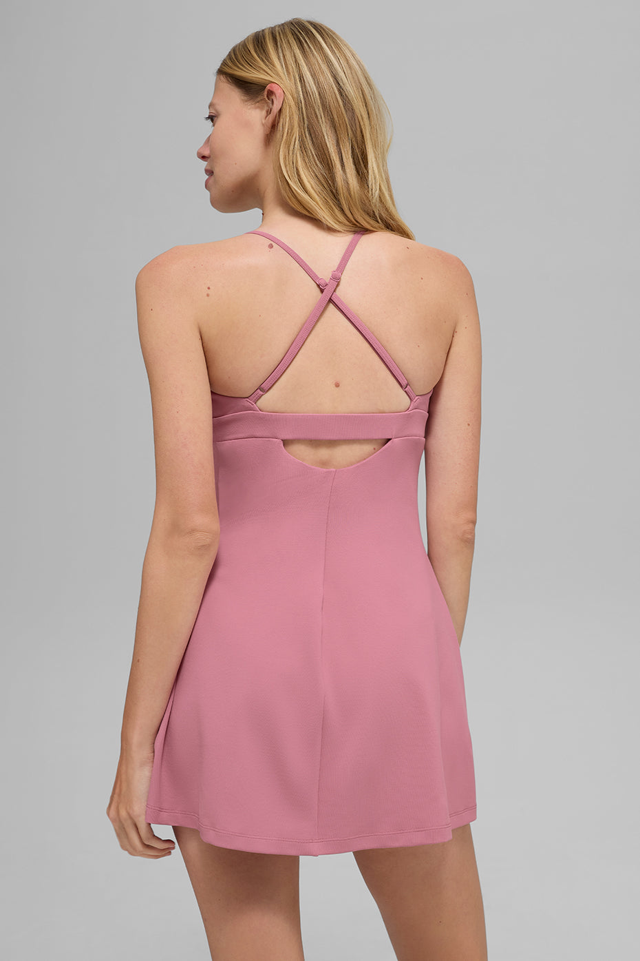 Alo Yoga Airbrush Splendor Dress-Pink Wild Rose