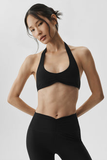 Alo Yoga Alosoft Intuition Bra-Black