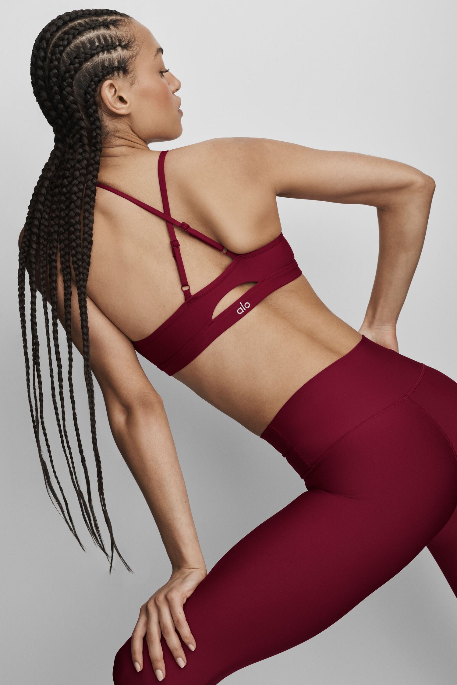 Alo Yoga Airlift Intrigue Bra  -  Summer Romance Red