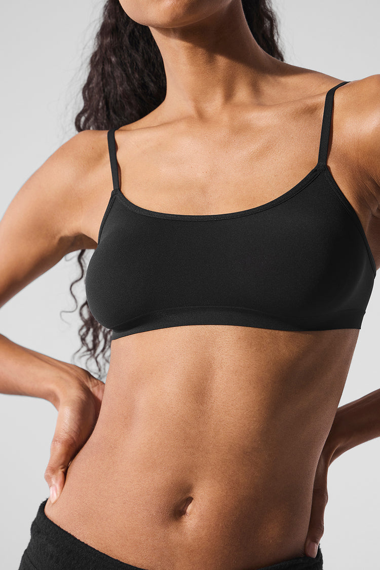 Alo Yoga Sheer Glow Bra-Black