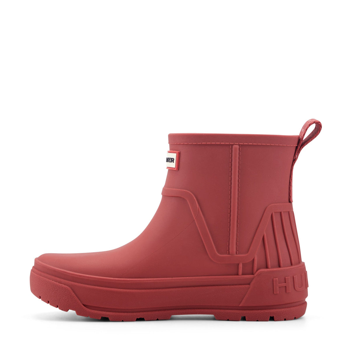 Hunter Women's Wales Waterproof Rain Booties -Medium Red