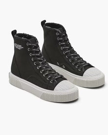 Marc Jacobs The High Top Sneaker  -  Black