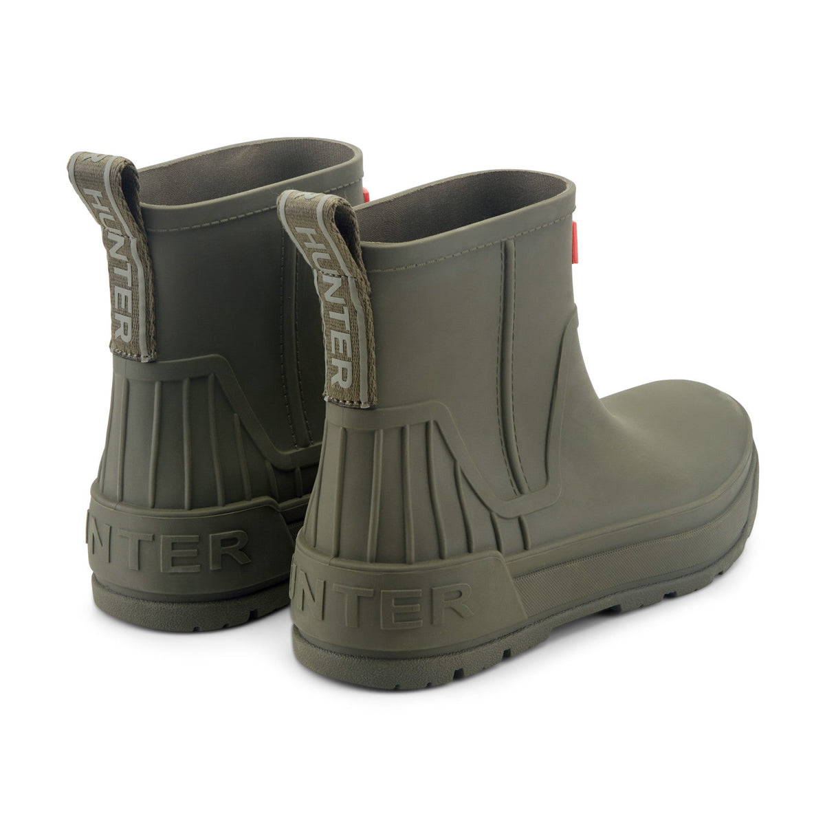 Hunter Women's Wales Waterproof Rain Booties -Dark Green