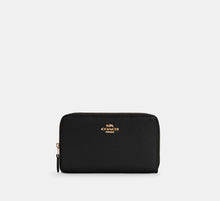 Coach Medium Id Zip Wallet - Gold/Black