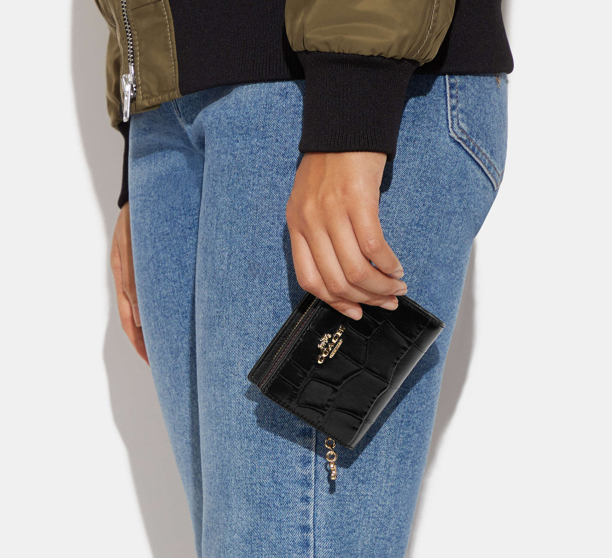 Coach Snap Wallet - Gold/Black