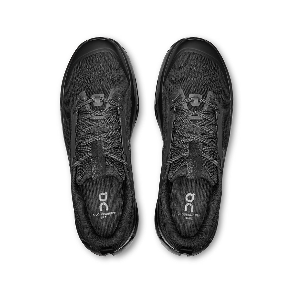 ON Cloud Men Cloudsurfer Trail 2-Black | Eclipse