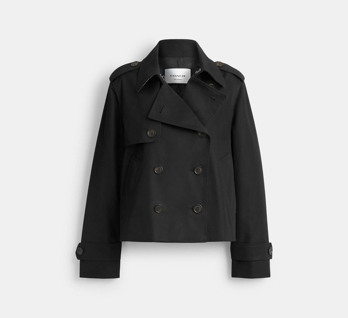 Coach Short Trench - Black