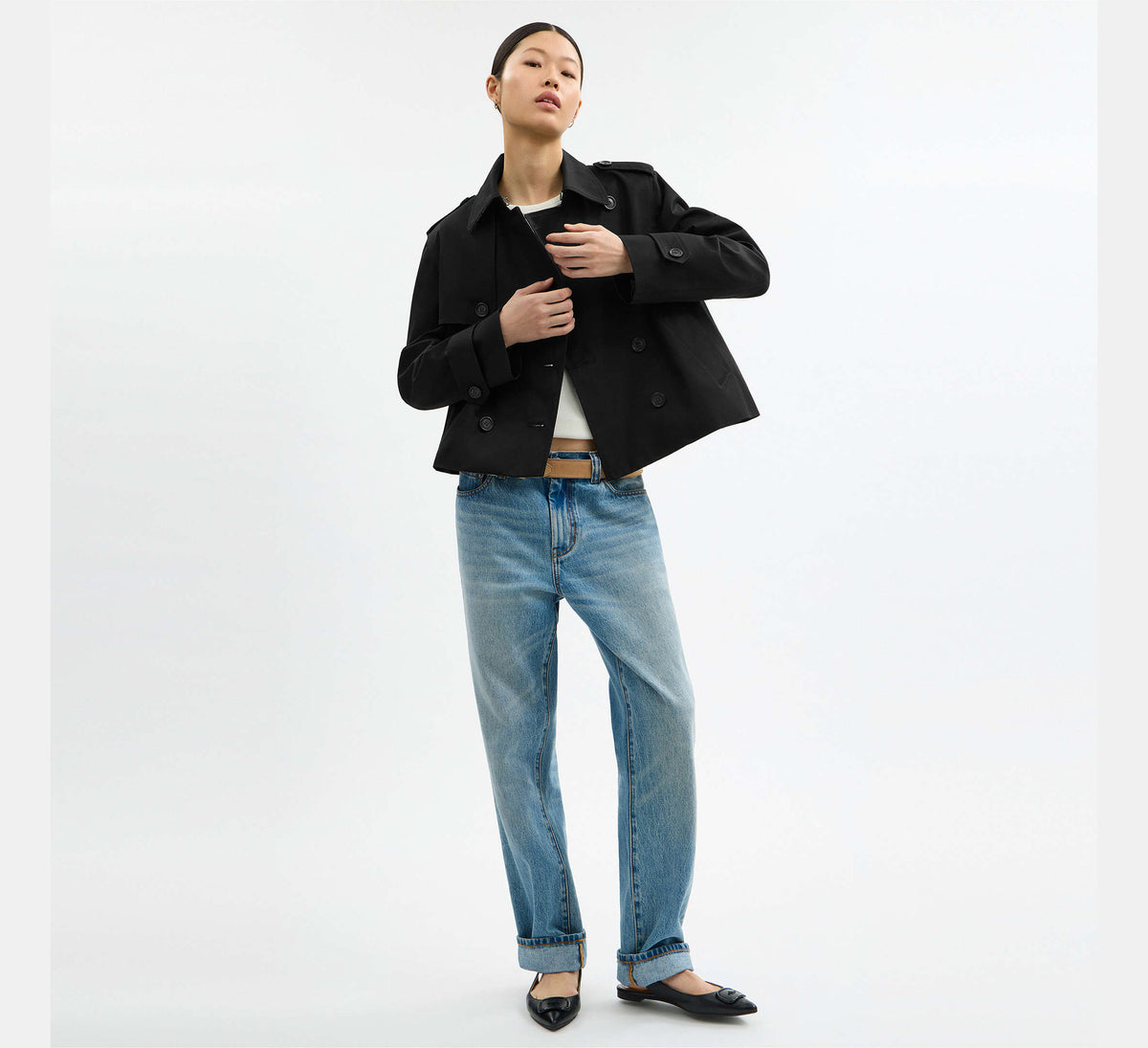 Coach Short Trench - Black