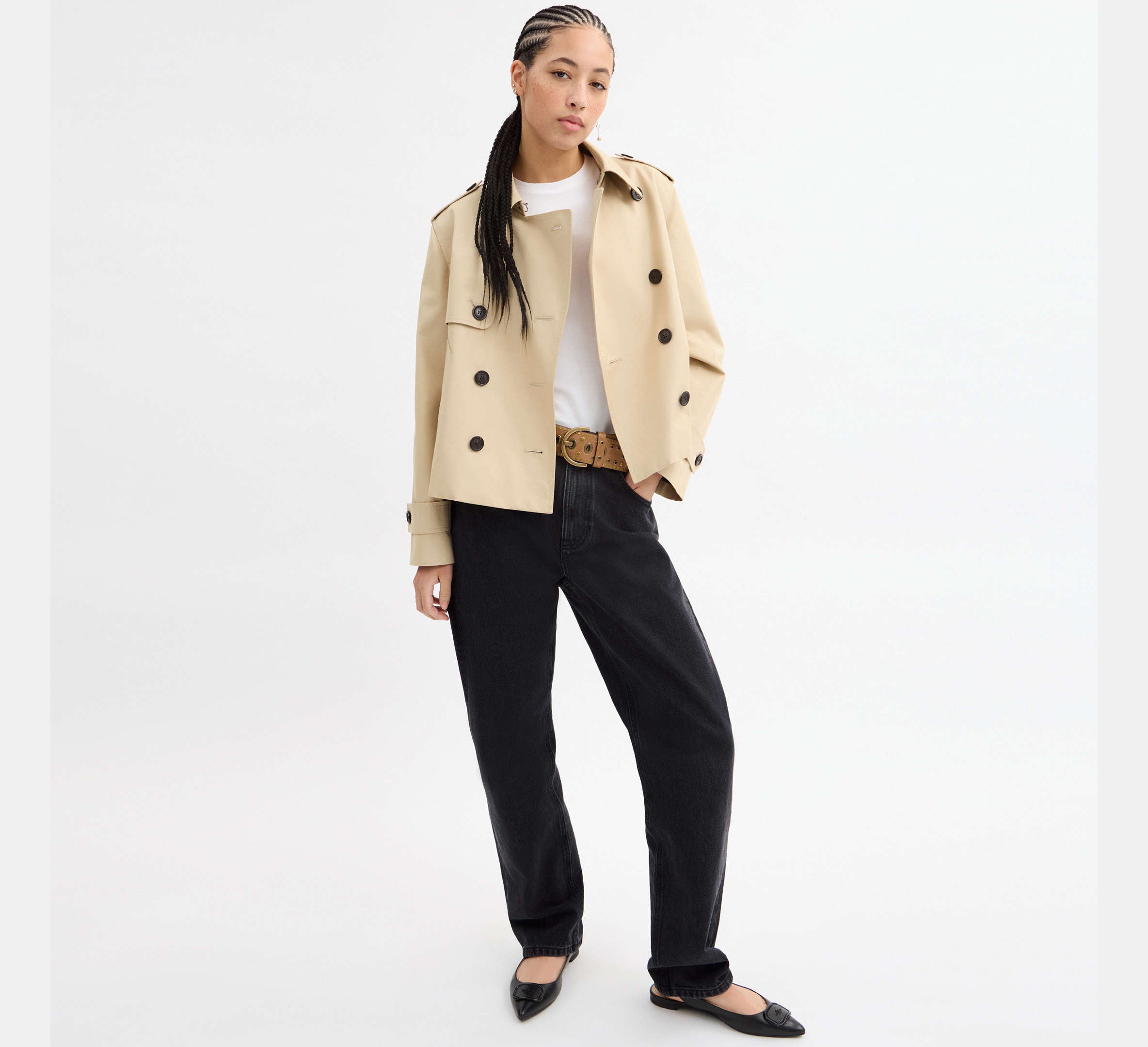 Coach Short Trench - Light Khaki
