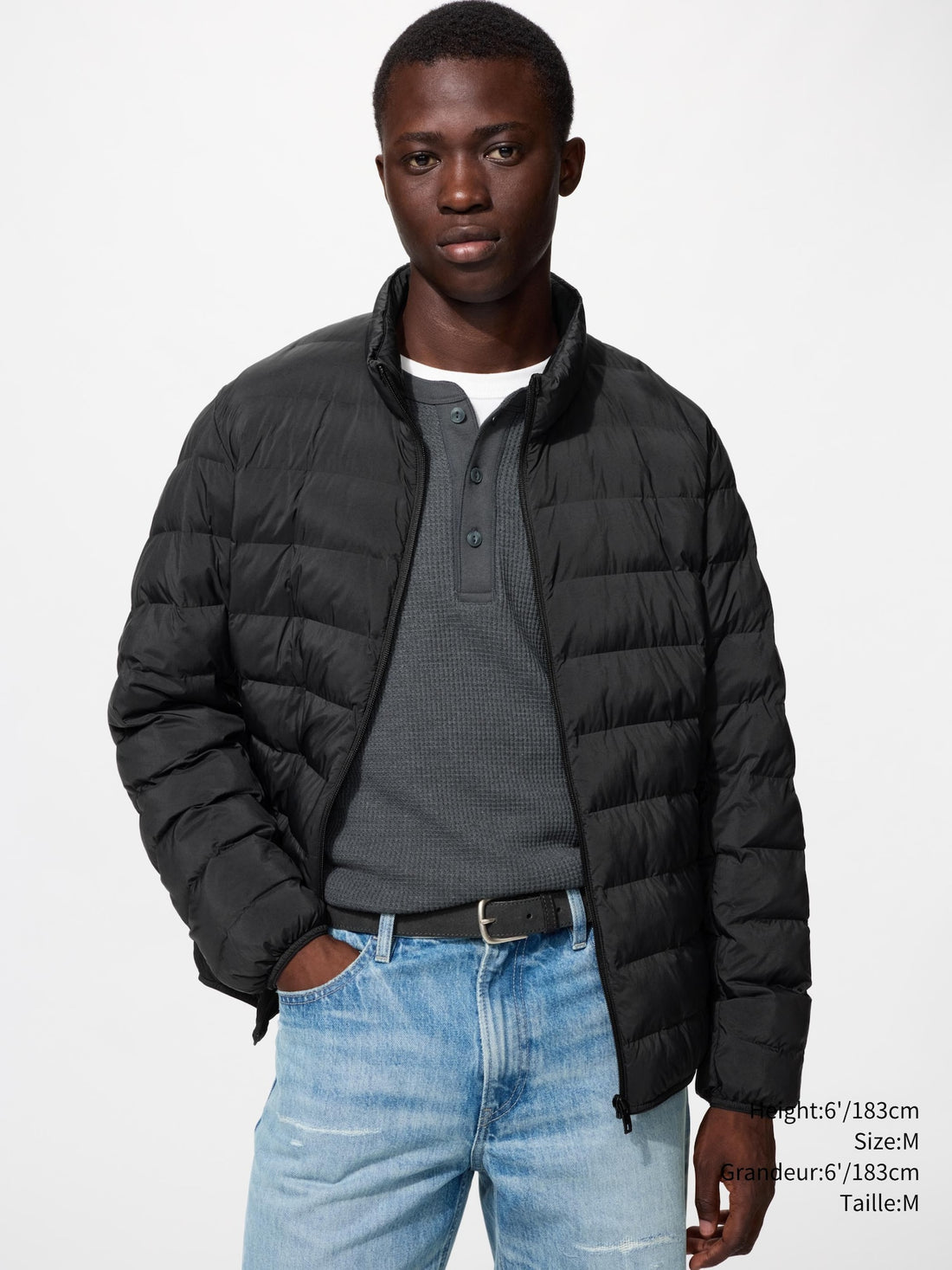 Uniqlo Men PUFFTECH Jacket  -  09 BLACK