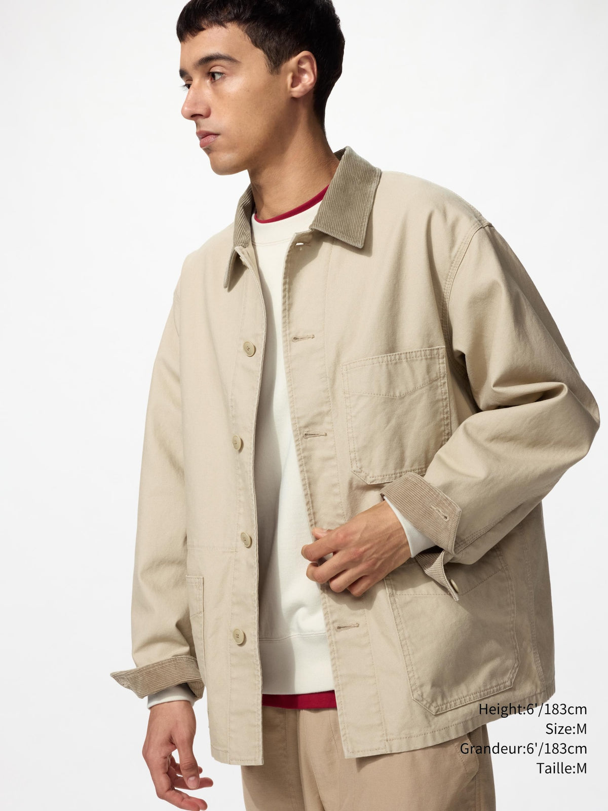 Uniqlo Unisex Coverall  -  31 BEIGE