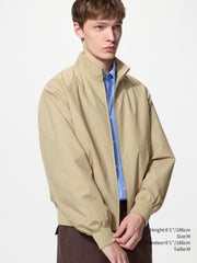 Uniqlo Unisex Harrington Jacket  -  32 BEIGE