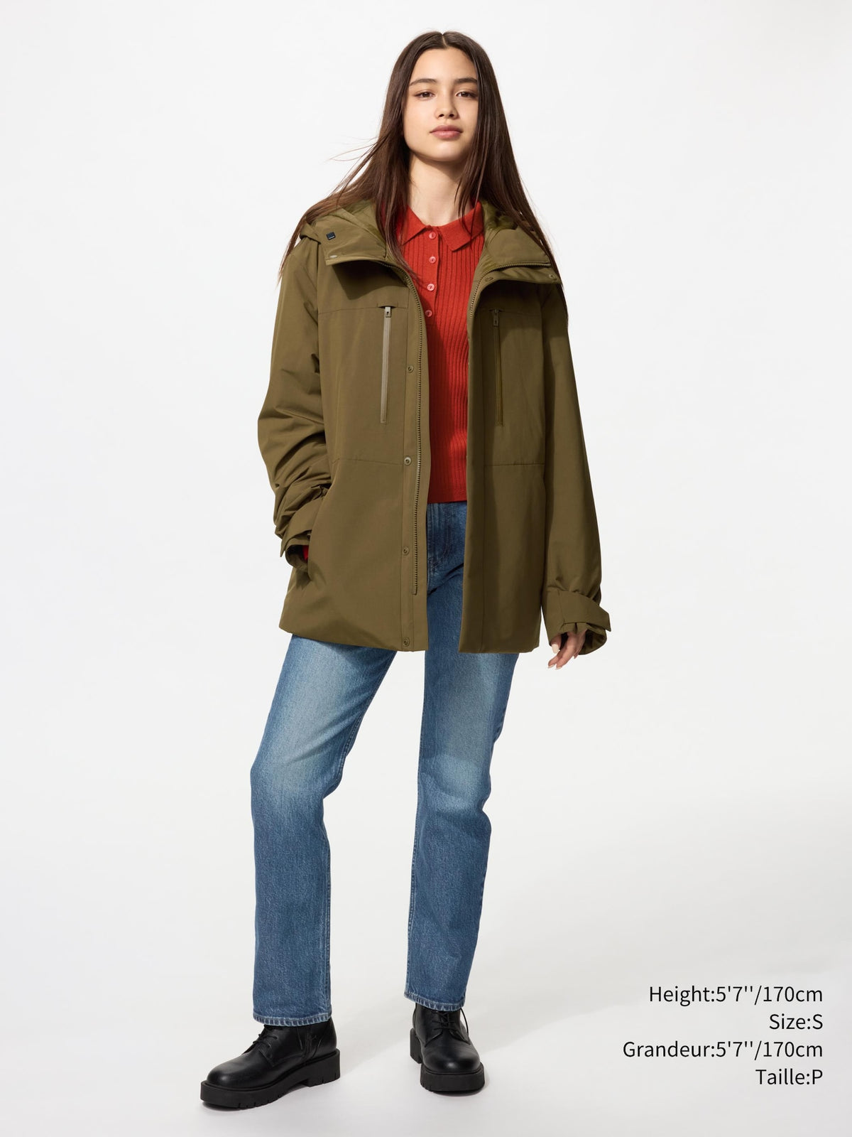 Uniqlo Men Hybrid Down Parka  -   32 BEIGE