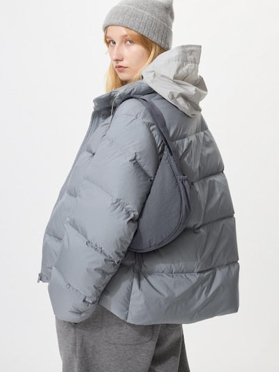 UNIQLO Unisex Round Mini Shoulder Bag- Dark Gray - Hemen Teslimde