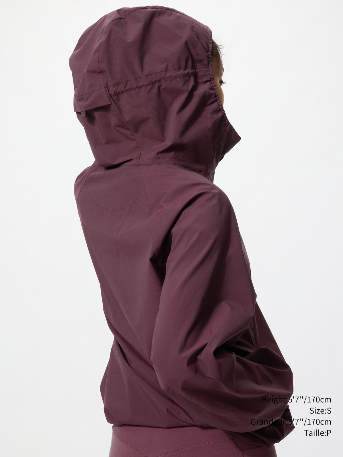 Uniqlo Women Pocketable UV Protection Parka  -  19 WINE