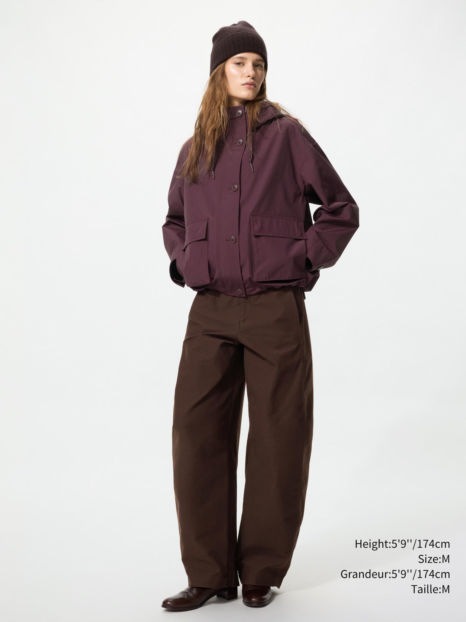 Uniqlo Women Utility Cotton Blend Parka  -  31 BEIGE