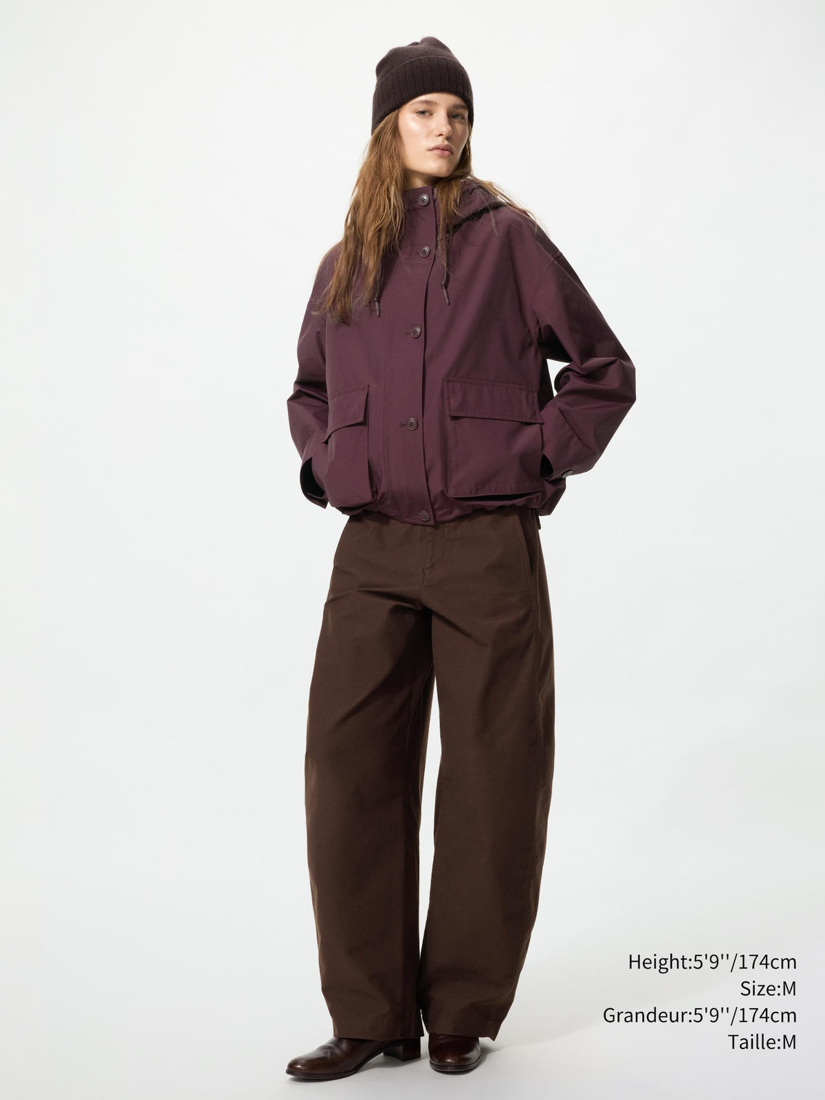 Uniqlo Women Utility Cotton Blend Parka  -  31 BEIGE