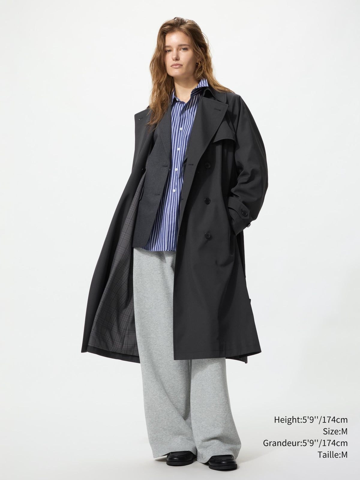 Uniqlo Women Trench Coat  -  57 OLIVE