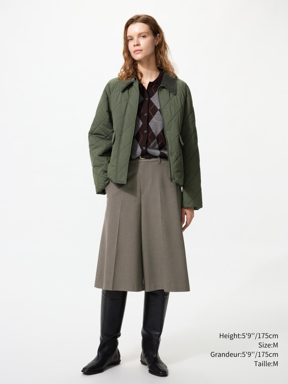 Uniqlo Women Padded Utility Short Jacket  -  09 BLACK