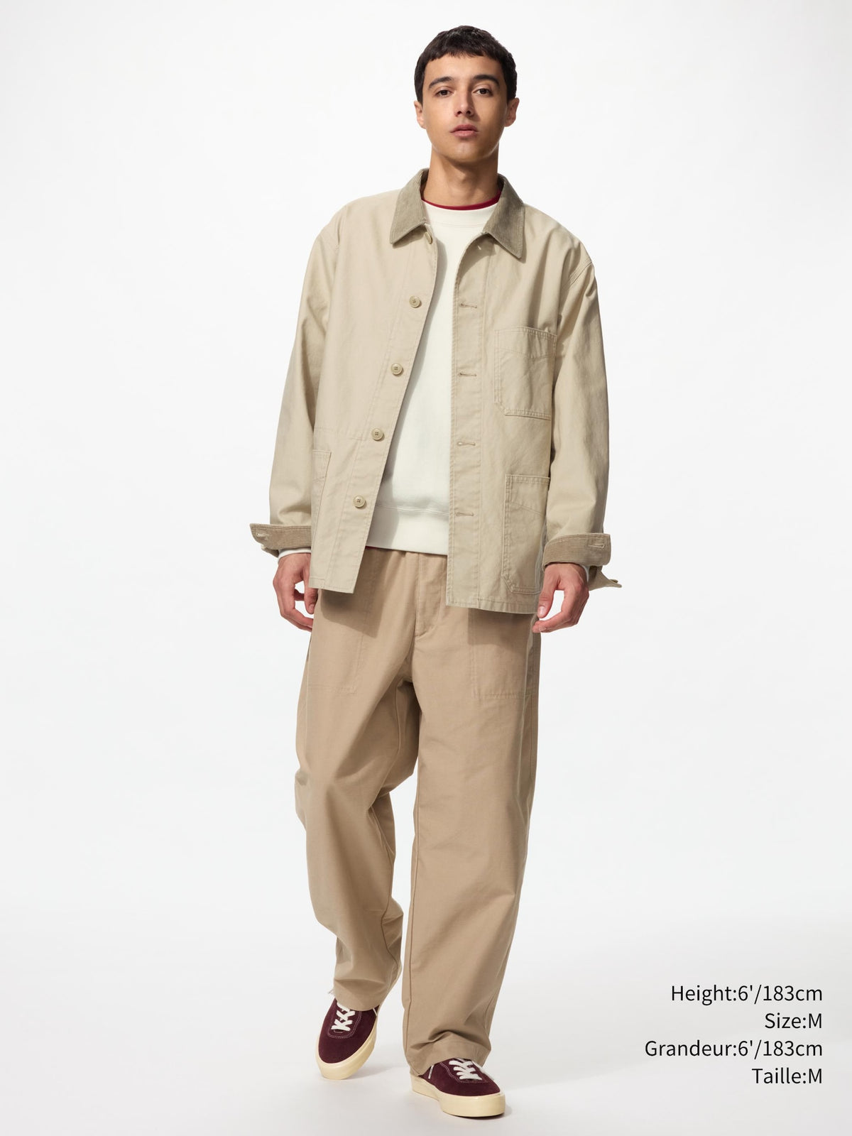 Uniqlo Unisex Coverall  -  31 BEIGE