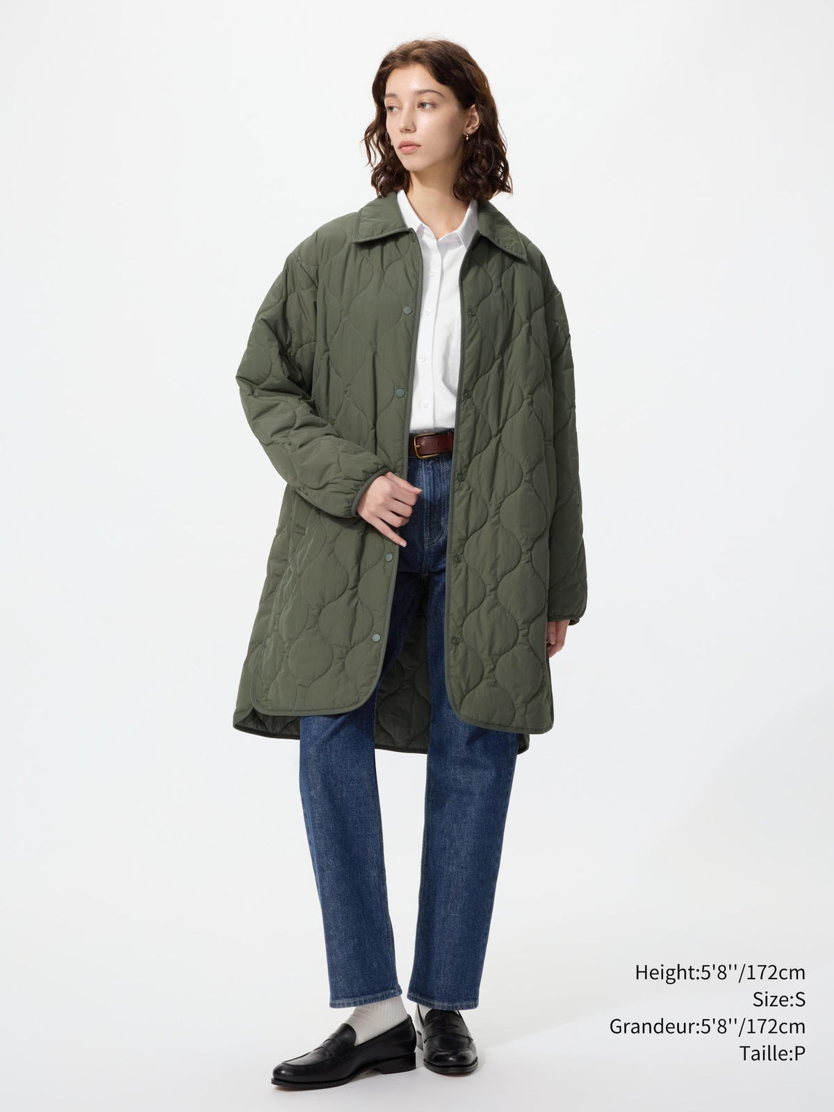 Uniqlo Women Padded Shirt Coat  -  09 BLACK