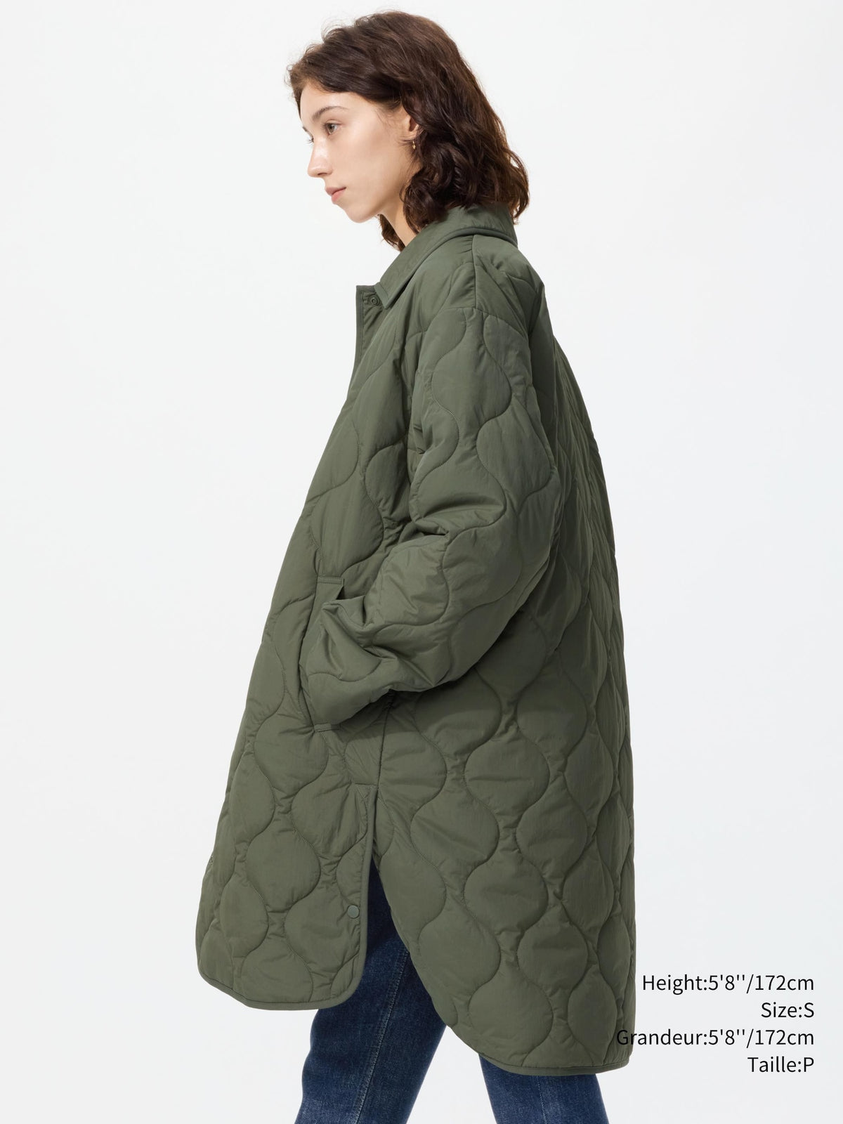 Uniqlo Women Padded Shirt Coat  -  09 BLACK