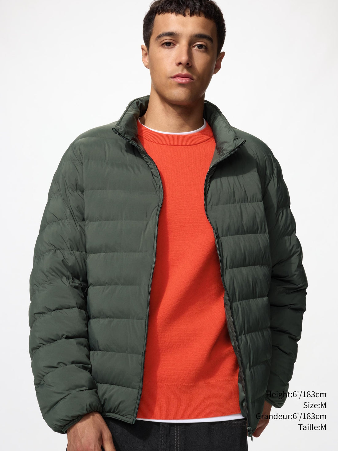 Uniqlo Men PUFFTECH Jacket  -  57 OLIVE