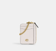 Coach Essential Chain Card Case - Brass/Chalk