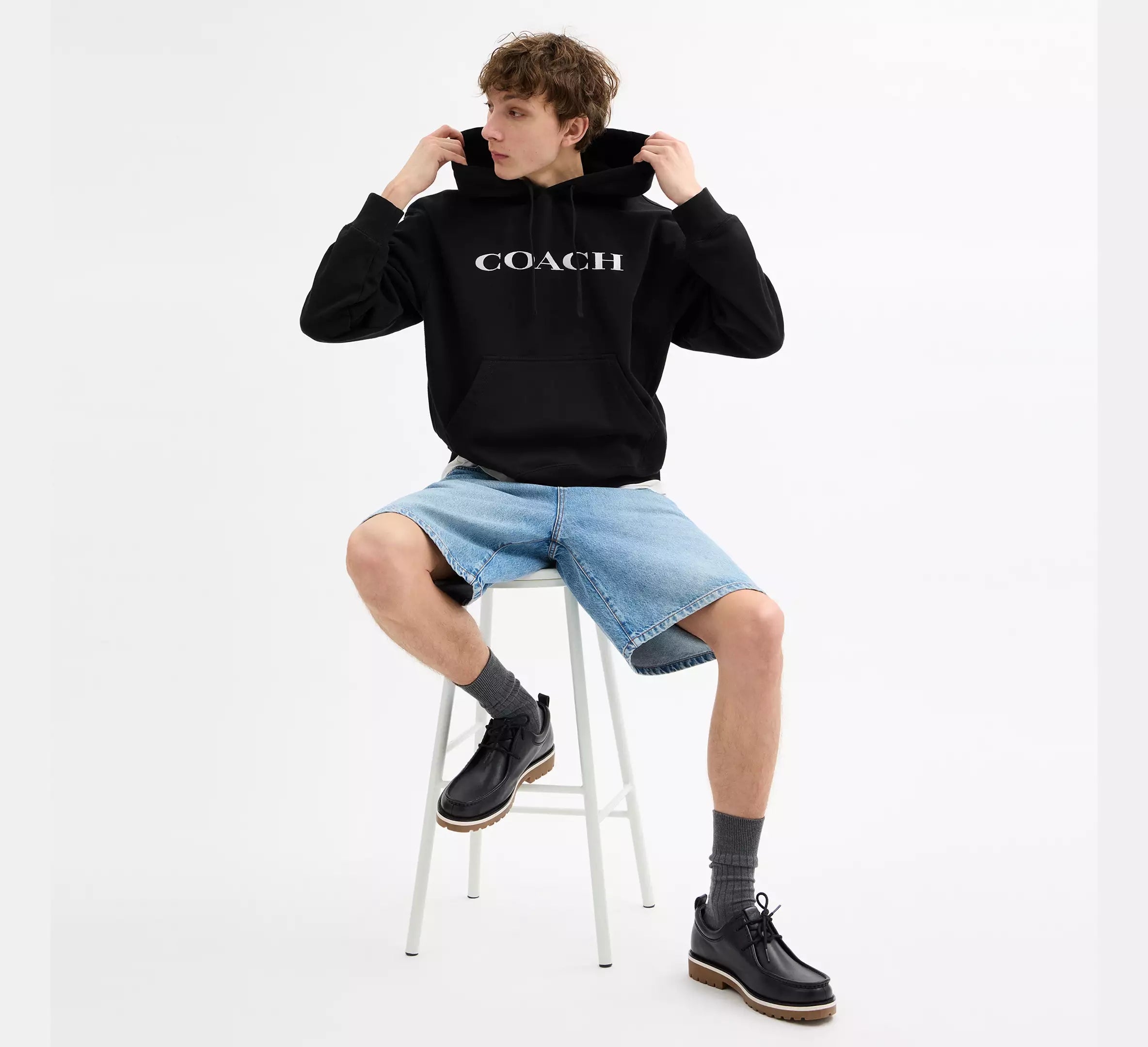 Coach Hoodie - Black