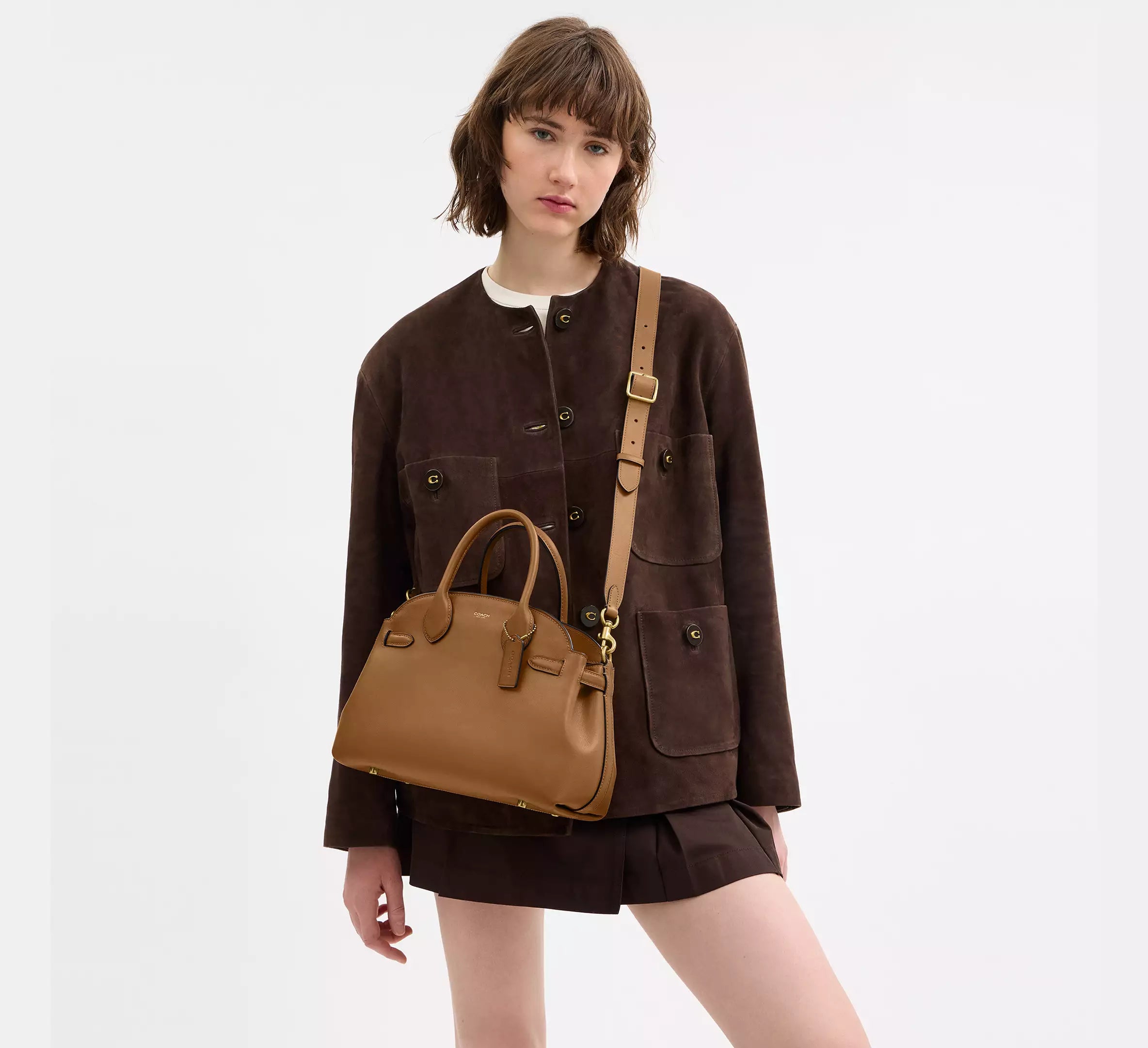 Coach Soft Empire Carryall Bag 28 SEZON - Brass/Honey Brown