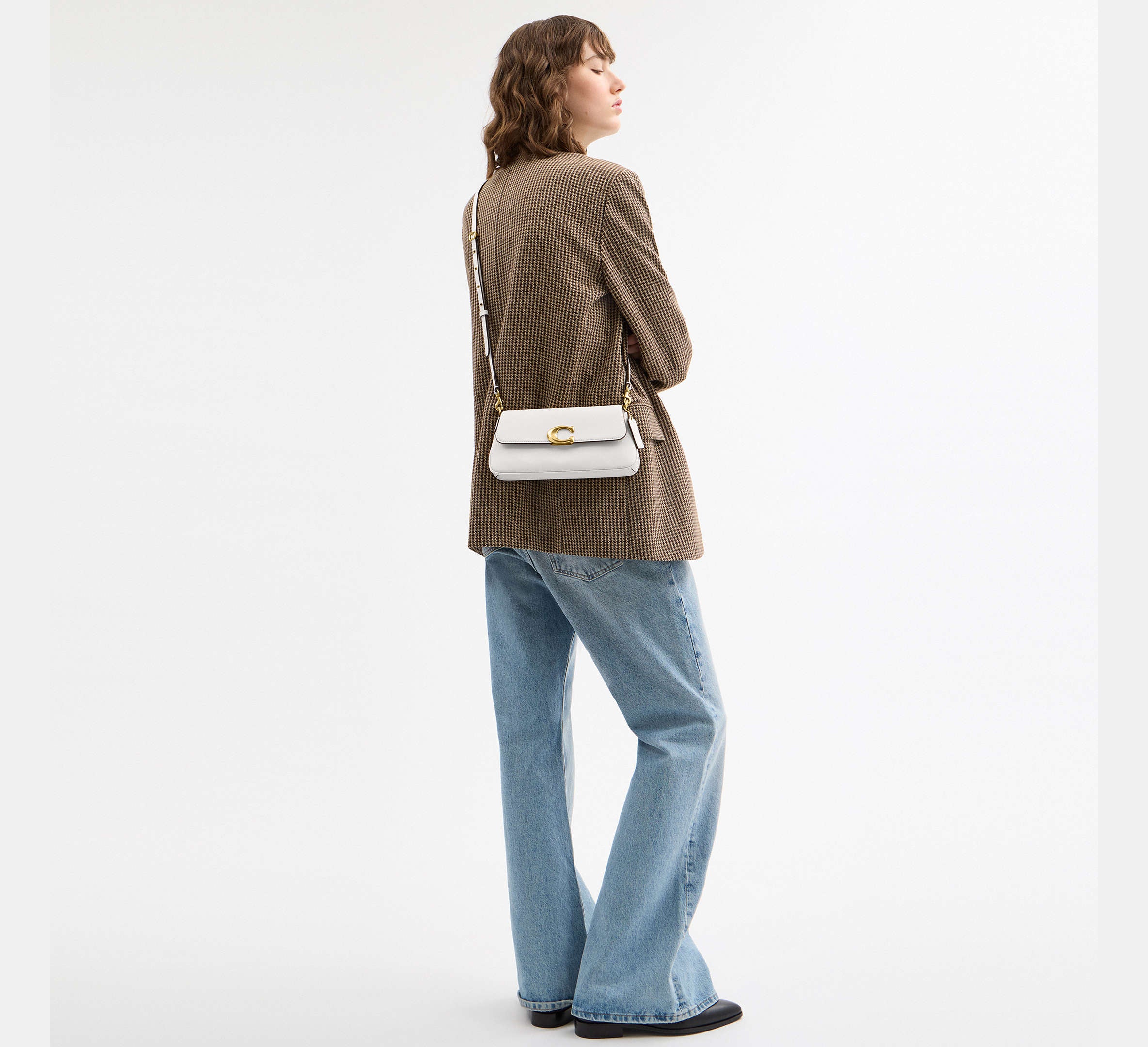 Coach Jet Shoulder Bag - Brass/Chalk – Kanadadan Kapına