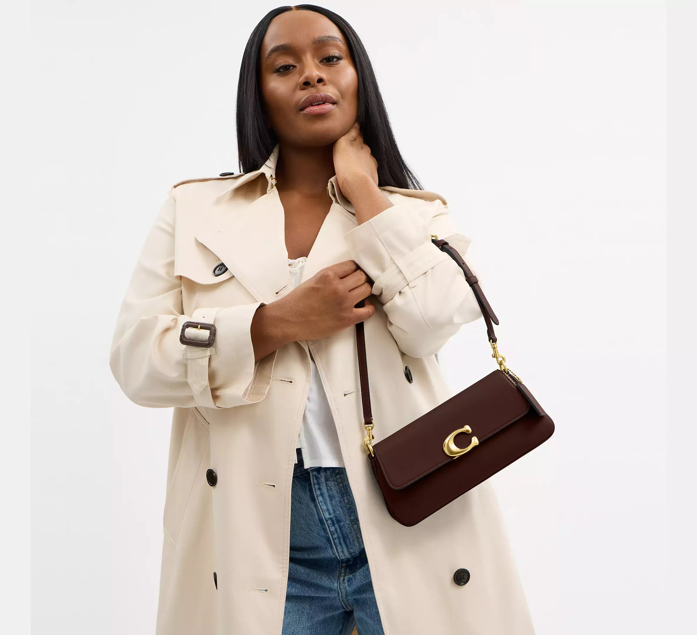 Coach Jet Shoulder Bag - Brass/Maple - Hemen Teslimde – Kanadadan
