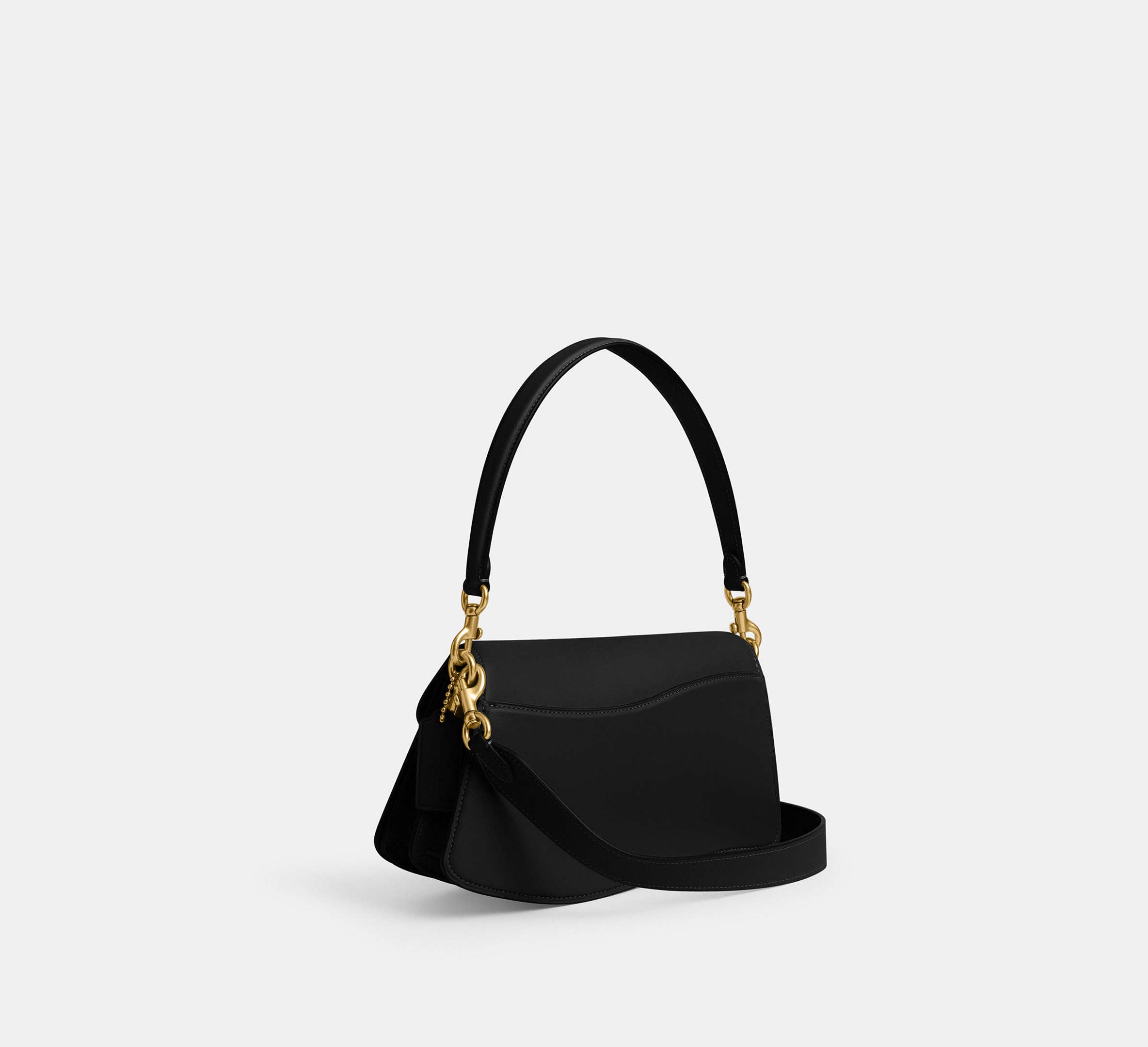 Coach Twisted Tabby Shoulder Bag -Brass/Black – Kanadadan Kapına
