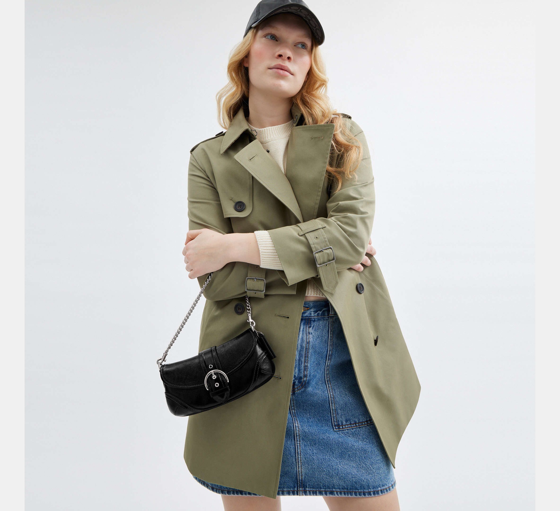 Coach Soho Bag 25 -  Silver/Black