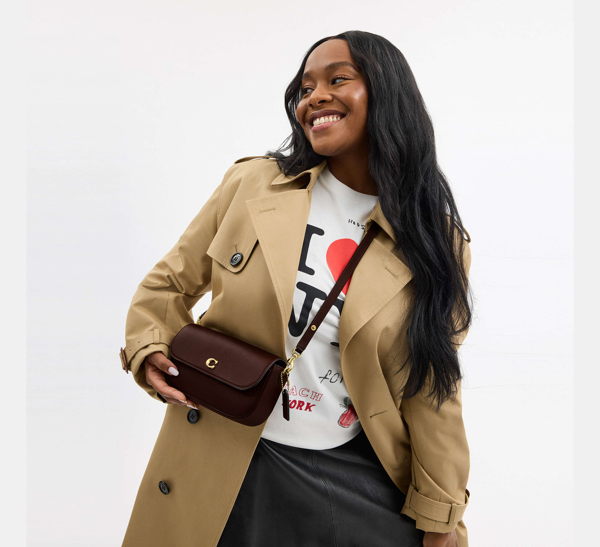 Coach Brook Flap Chain Bag SEZON - Brass/Maple – Kanadadan Kapına