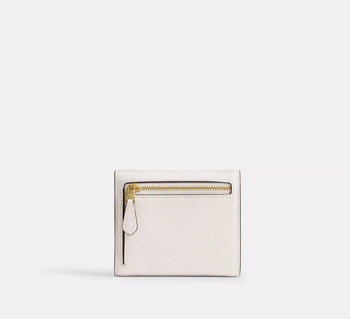 Coach Mila Small Flap Wallet  -  Brass/Chalk